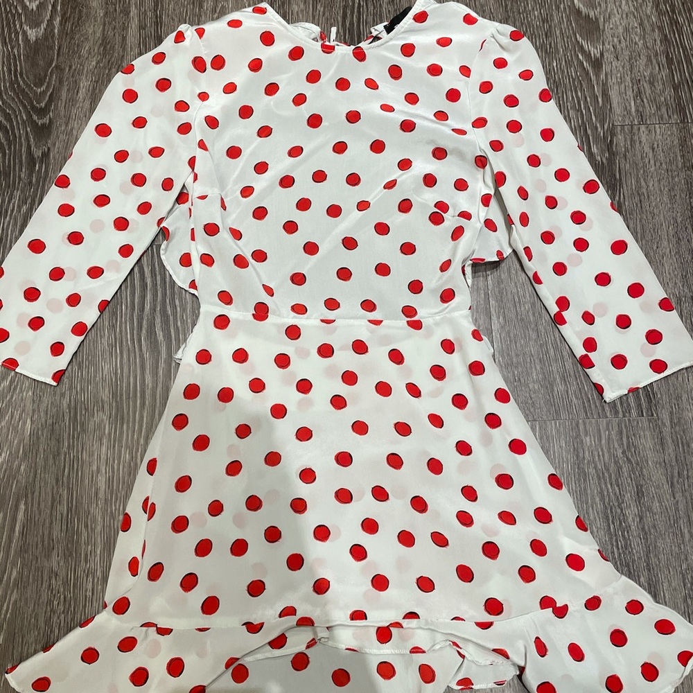 Realisation Par The Goldie Dress in Cherry